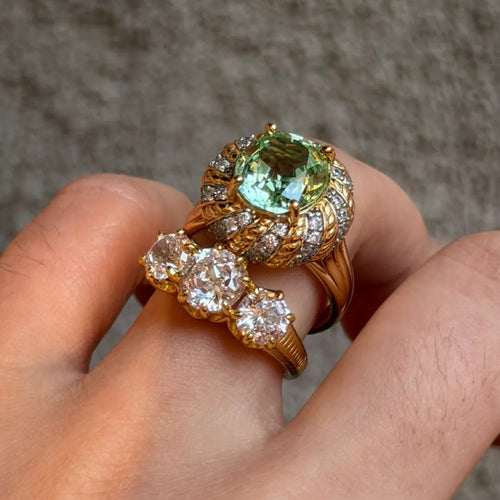 Mint Legacy Cocktail Ring · Vintage Statement