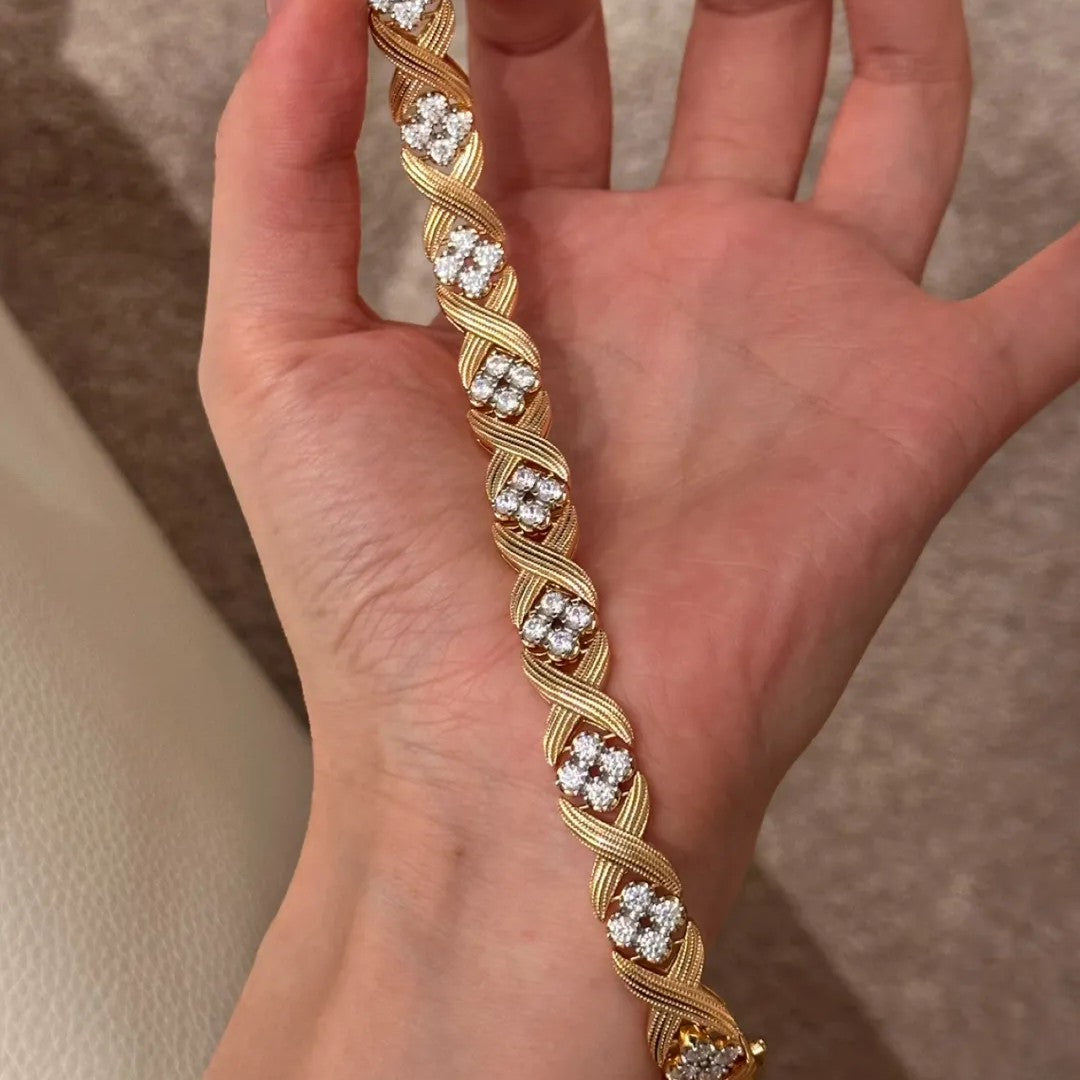 Heritage Twist Crossover Bracelet · Two-Tone