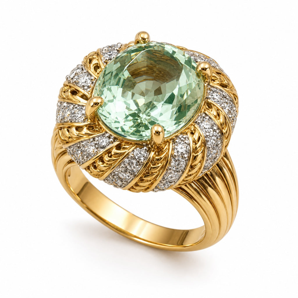 Mint Legacy Cocktail Ring · Vintage Statement