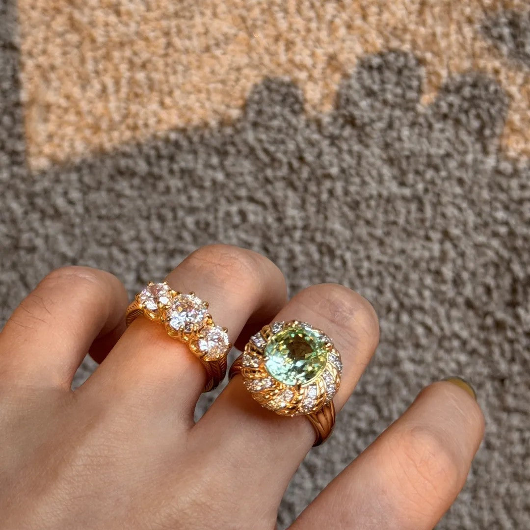 Mint Legacy Cocktail Ring · Vintage Statement