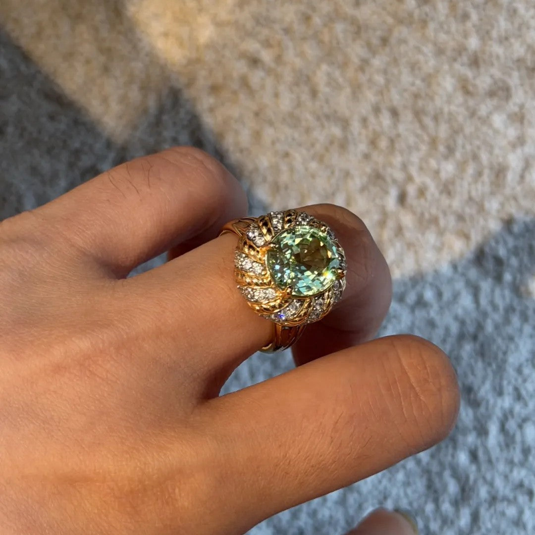 Mint Legacy Cocktail Ring · Vintage Statement