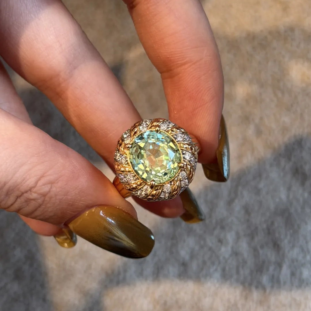 Mint Legacy Cocktail Ring · Vintage Statement