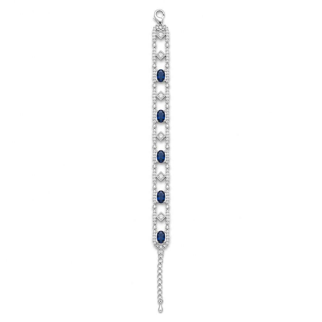 sapphire jewelry Blue Gemstone Bracelet