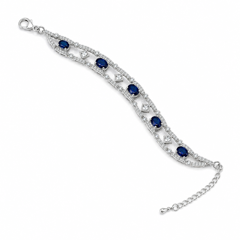 sapphire jewelry Blue Gemstone Bracelet