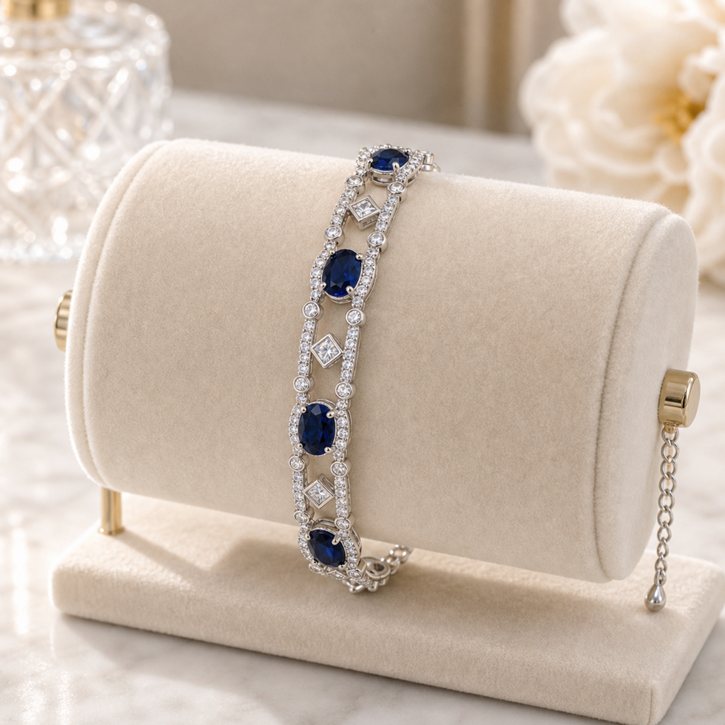 sapphire jewelry Blue Gemstone Bracelet
