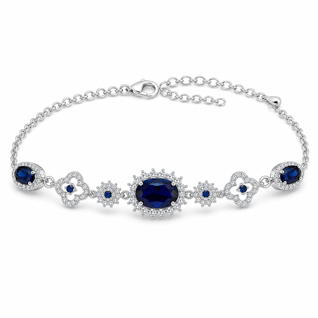sapphire jewelry Blue Gemstone Bracelet