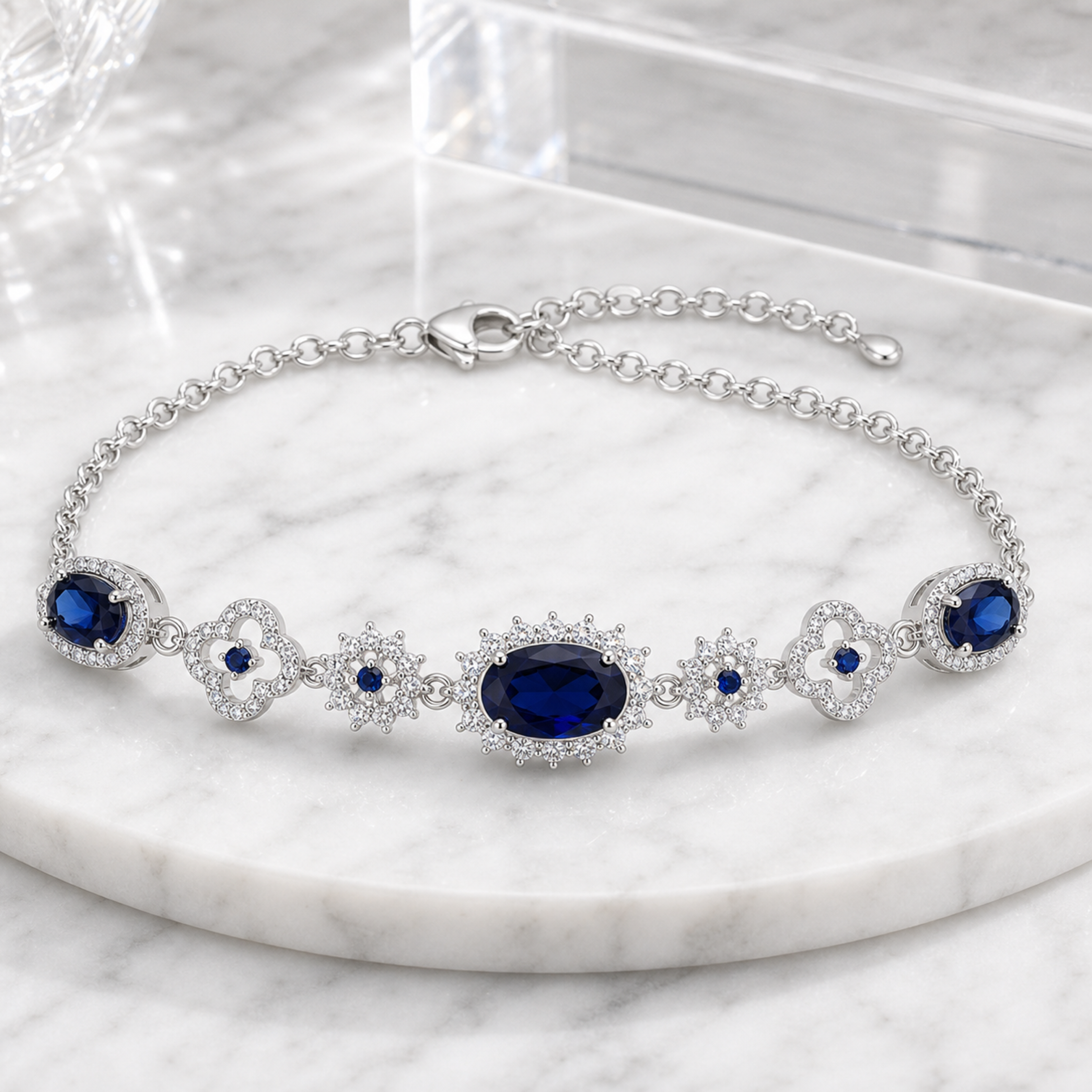 sapphire jewelry Blue Gemstone Bracelet