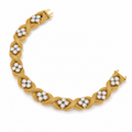 Heritage Twist Crossover Bracelet · Two-Tone