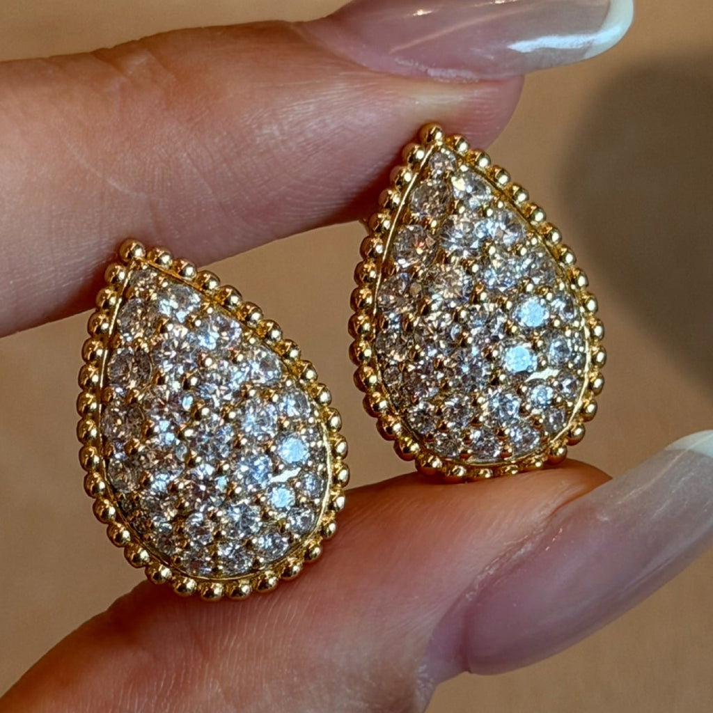 Classic Large Waterdrop Earrings · 925 Silver