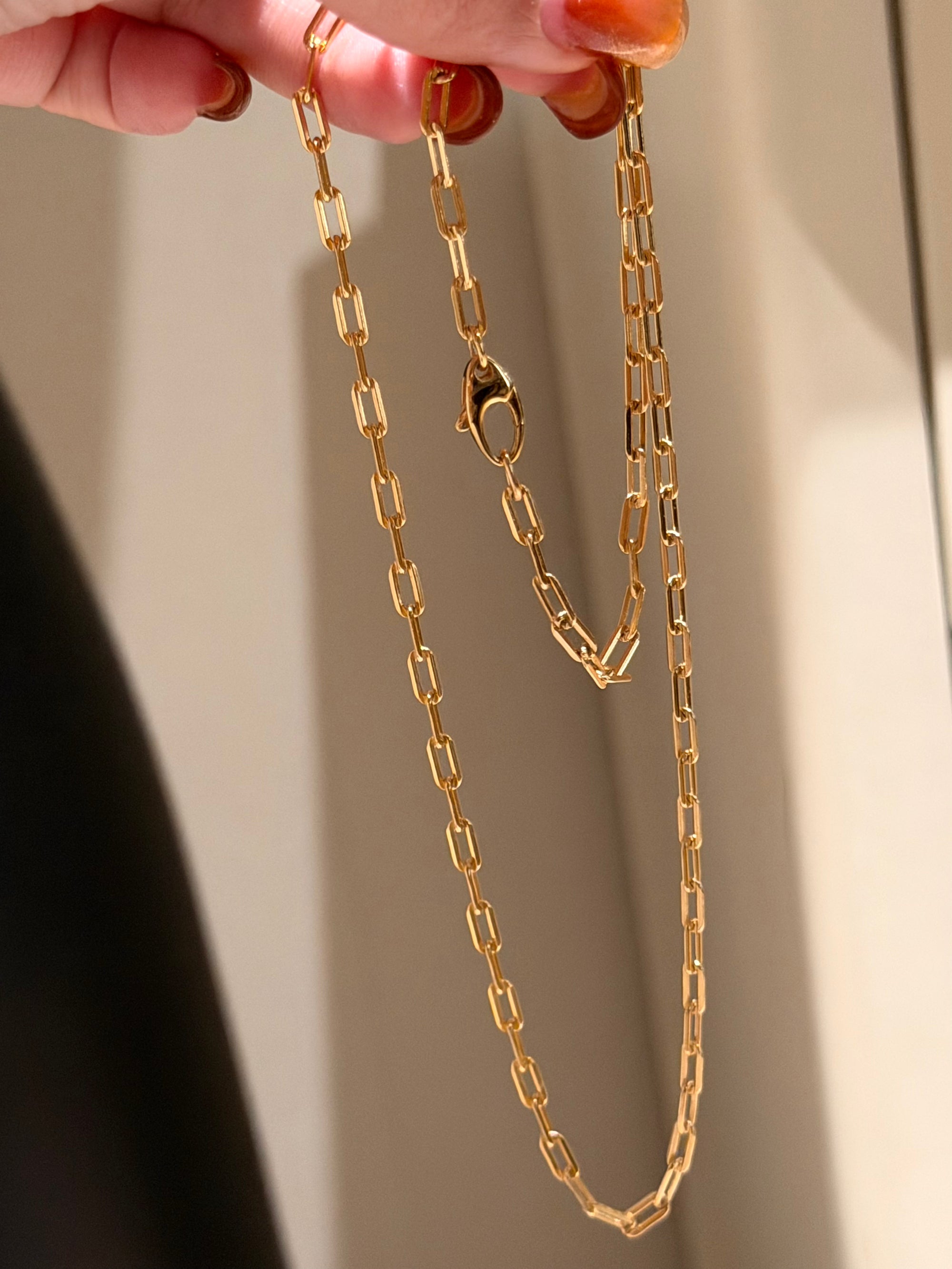 Exclusive Custom Clasp Meander Chain · 925 Silver