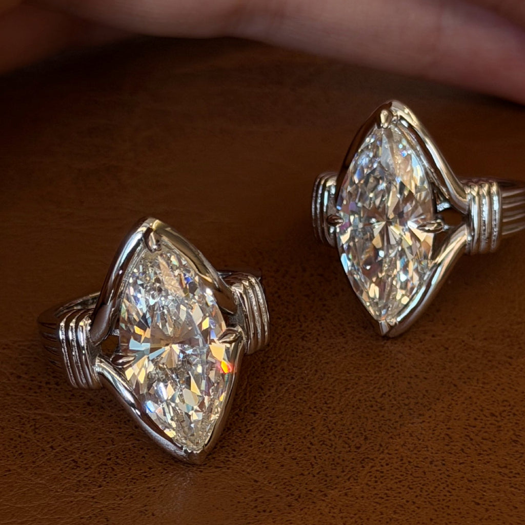 7-Carat Marquise Trendy Ring · 925 Silver