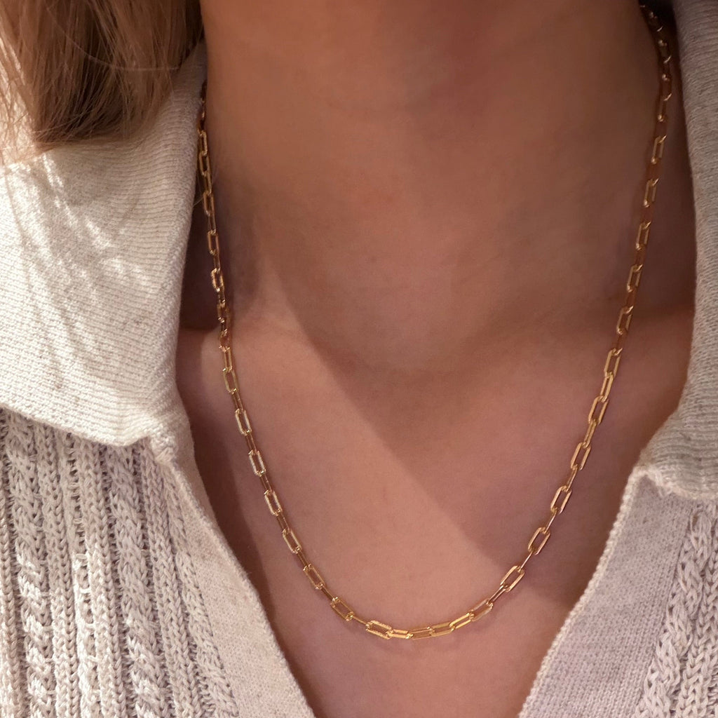 Exclusive Custom Clasp Meander Chain · 925 Silver