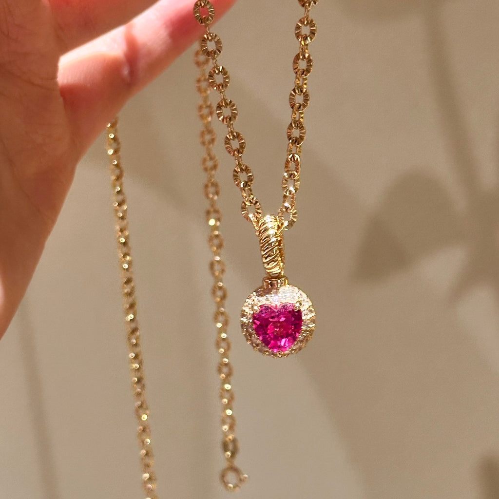 Bubble Heart Multi-Use Candy Pendant · 925 Silver