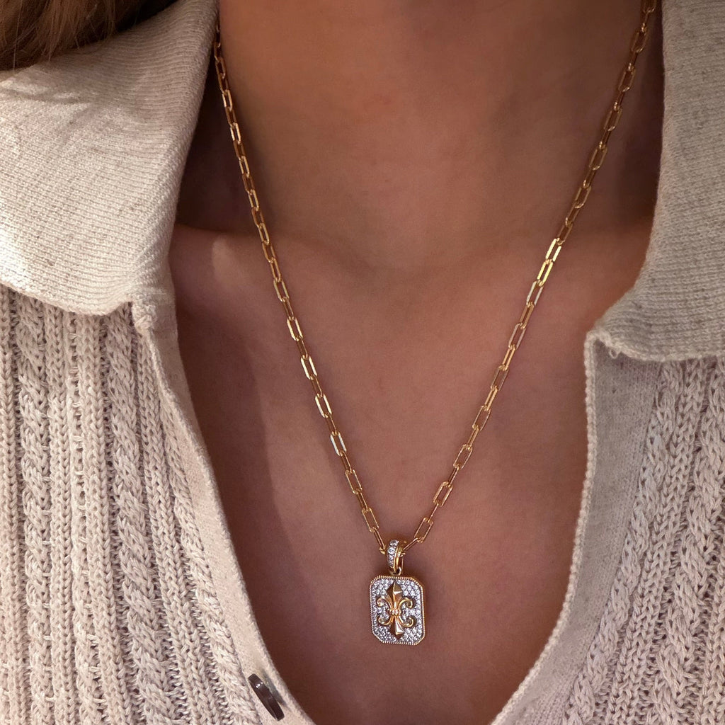 Exclusive Custom Clasp Meander Chain · 925 Silver