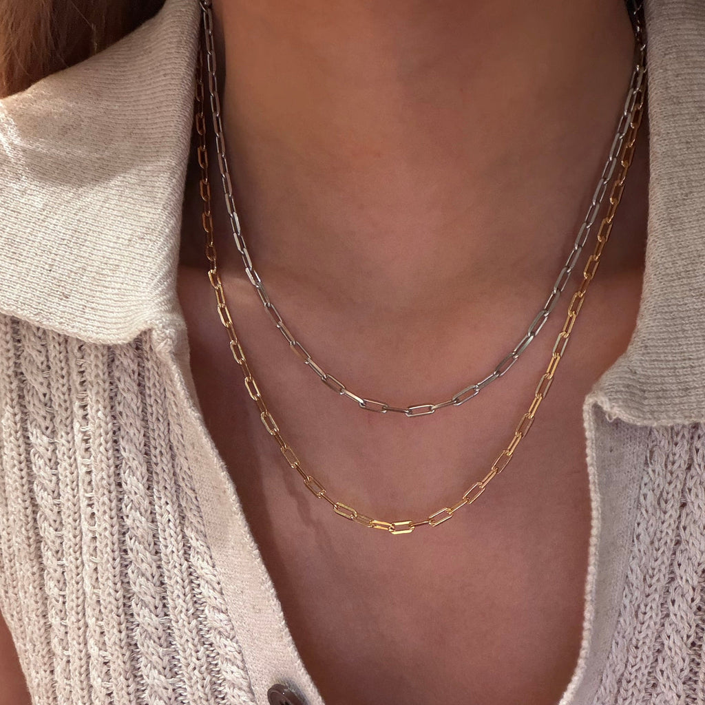 Exclusive Custom Clasp Meander Chain · 925 Silver