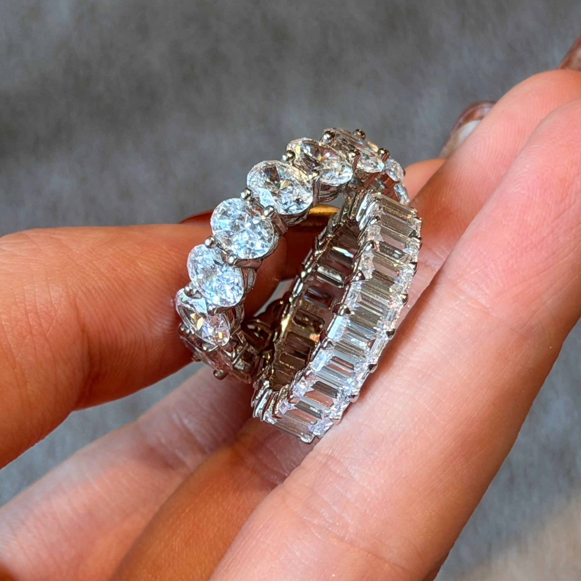 Classic Oval Stacking Band Ring · 925 Silver