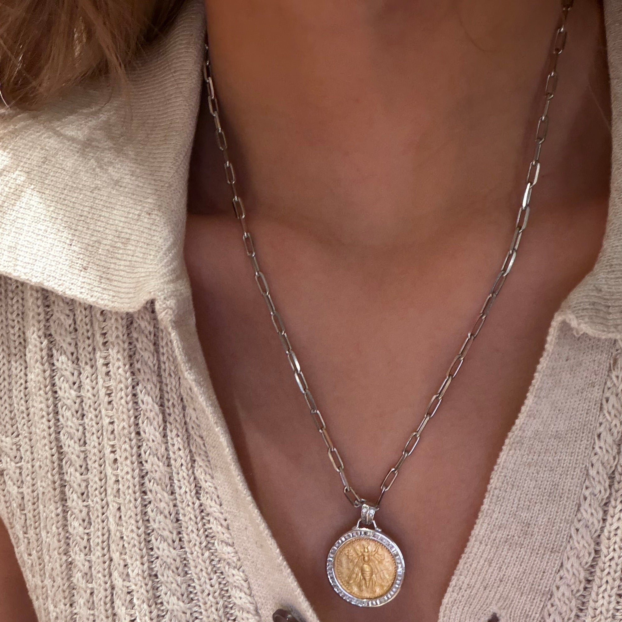 Exclusive Custom Clasp Meander Chain · 925 Silver